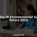 Tutor teaching online IB Environmental Systems session
