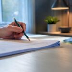 Examiner reviewing an environmental assessment script