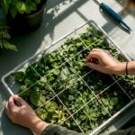 Counting plant species inside a quadrat