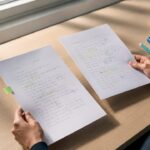 Examiner comparing marked ESS responses